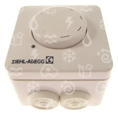 regulátor otáček ventilátorů, Ziehl-Abegg, P-E-2,5 A, 1~230 V, ruč